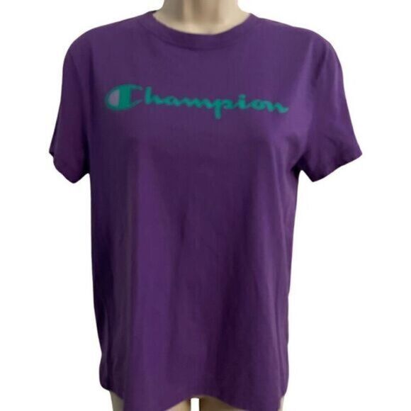 Champion Purple Short Sleeve T-Shirt. Size Small - Picture 1 of 6